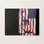 Amerikaanse vlag Triathlon Legpuzzel (Horizontaal)