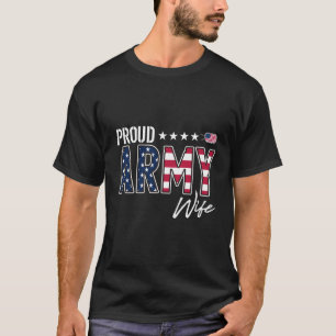 Amerikaanse vlag Trots leger T-shirt