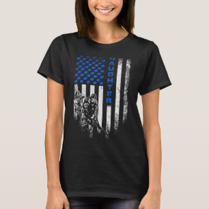 Amerikaanse vlag Trotse hockeydochter SI T-shirt