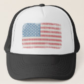 -Amerikaanse vlag Trucker Hat Trucker Pet (Voorkant)
