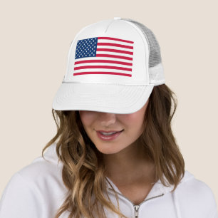 Amerikaanse vlag trucker hoed patriottisch pet