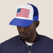 Amerikaanse Vlag Trucker Hoed USA Pet (In situ)
