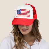 Amerikaanse vlag trucker pet (In situ)