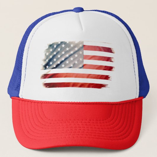Amerikaanse vlag trucker pet (Voorkant)
