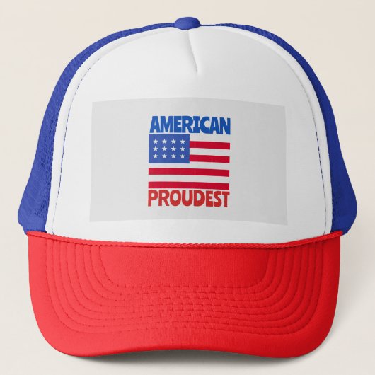 Amerikaanse vlag trucker pet (Voorkant)