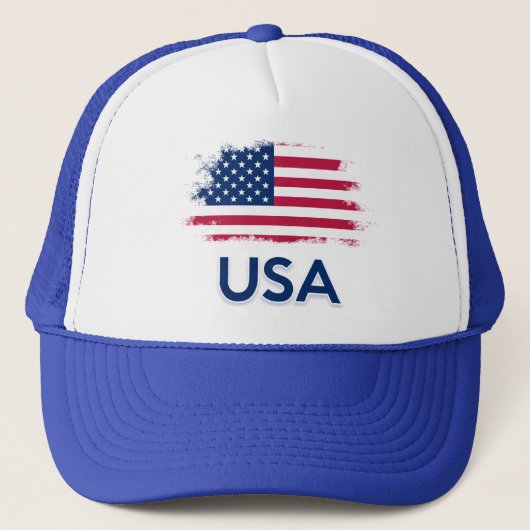 Amerikaanse vlag trucker pet (Voorkant)