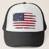 Amerikaanse vlag trucker pet (Voorkant)