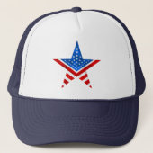 Amerikaanse vlag trucker pet (Voorkant)