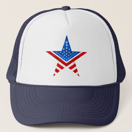 Amerikaanse vlag trucker pet (Voorkant)