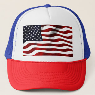 Amerikaanse vlag trucker pet