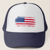 Amerikaanse vlag trucker pet (Voorkant)