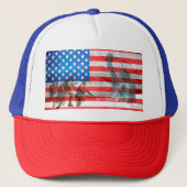 Amerikaanse vlag trucker pet (Voorkant)