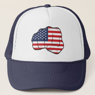Amerikaanse vlag trucker pet