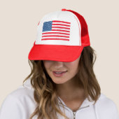 Amerikaanse vlag Trucker Pet (In situ)