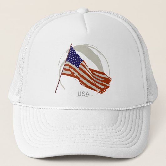 Amerikaanse vlag trucker pet (Voorkant)