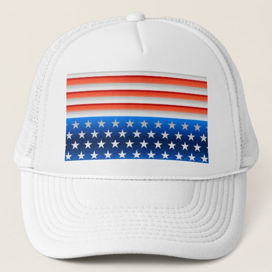 Amerikaanse vlag trucker pet (Voorkant)
