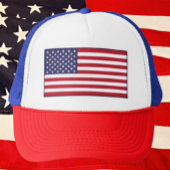 Amerikaanse vlag trucker pet