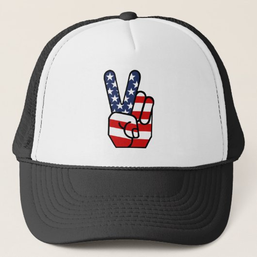 Amerikaanse vlag trucker pet (Voorkant)