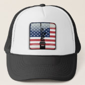 Amerikaanse vlag trucker pet (Voorkant)