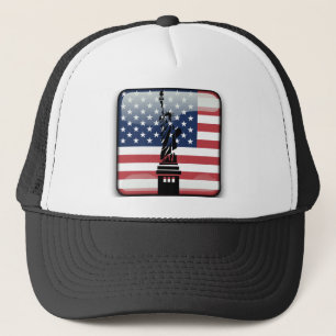 Amerikaanse vlag trucker pet