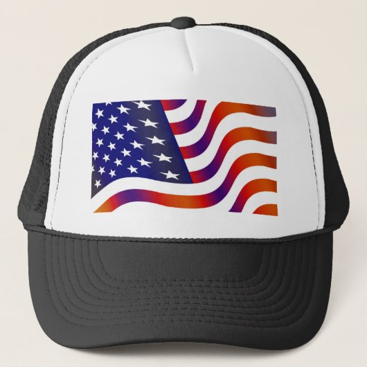 Amerikaanse vlag trucker pet (Voorkant)