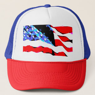 Amerikaanse vlag trucker pet