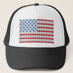 Amerikaanse vlag trucker pet
