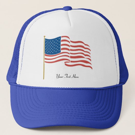 Amerikaanse vlag trucker pet (Voorkant)