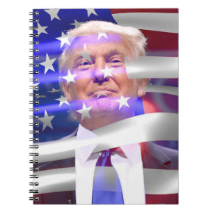 amerikaanse vlag trump 2020 notitieboek