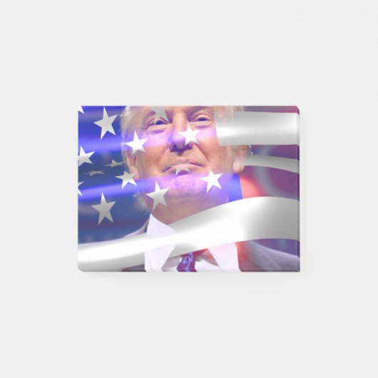 amerikaanse vlag trump 2020 post-it® notes (Voorkant)