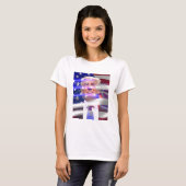 amerikaanse vlag trump 2020 t-shirt (Voorkant volledig)