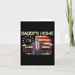 Amerikaanse vlag Trump 2024 Daddy's Home We The Pe Kaart