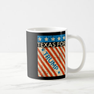 Amerikaanse vlag Trump 2024 herverkiezing Texas Tr Koffiemok