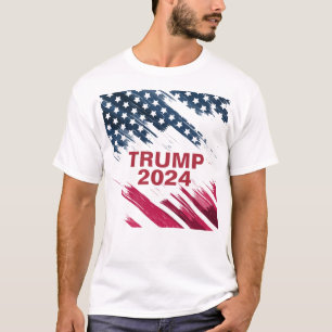 Amerikaanse vlag Trump 2024 T-Shirt