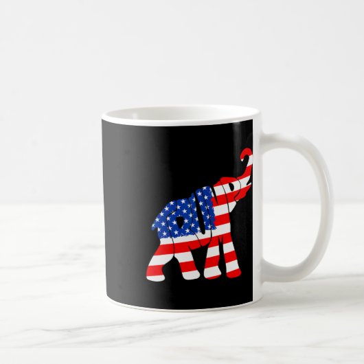 Amerikaanse vlag Trump Koffiemok (Rechts)