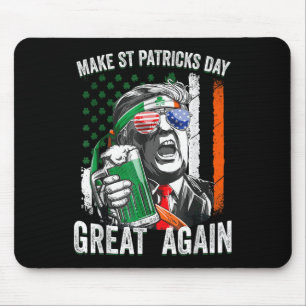 Amerikaanse vlag Trump maakt St. Patrick's Day gew Muismat