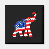 Amerikaanse vlag Trump Magneet (Voorkant)