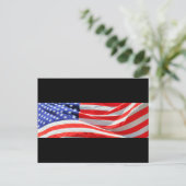 Amerikaanse vlag, u kunt tekst toevoegen en foto's briefkaart (Staand voorkant)