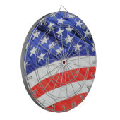 Amerikaanse vlag, u kunt tekst toevoegen en foto's dartbord (Voorkant Links)