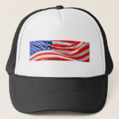 Amerikaanse vlag, u kunt tekst toevoegen en foto's trucker pet (Voorkant)