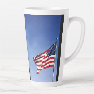 Amerikaanse vlag & U.S. Capitol patriottische VS t Latte Mok
