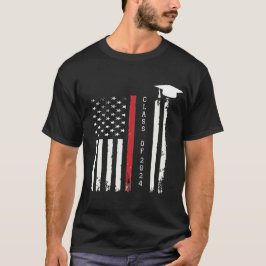 Amerikaanse vlag USA afstuderen senior T-shirt