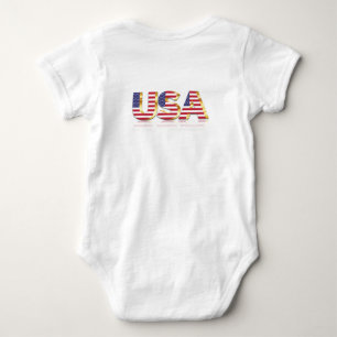 Amerikaanse vlag USA Baby Bodysuit of T-shirt