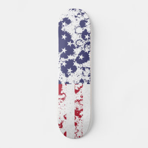 Amerikaanse vlag/USA KCALIMA-effect door Masanser Persoonlijk Skateboard