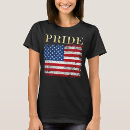 Amerikaanse vlag USA Patriotic Pride Vlag 4 juli T-shirt