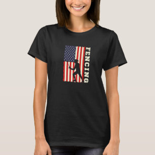 Amerikaanse Vlag USA Patriotisch Schermen Schermco T-shirt