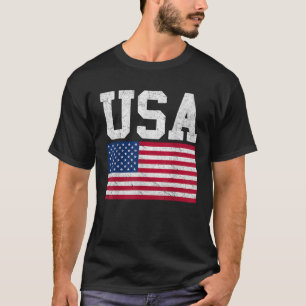 Amerikaanse Vlag USA Patriottische Vrouwen Mannen T-shirt