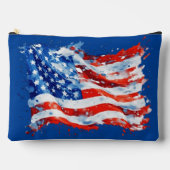 Amerikaanse Vlag USA Waterverf 4 juli Etui (Voorkant)