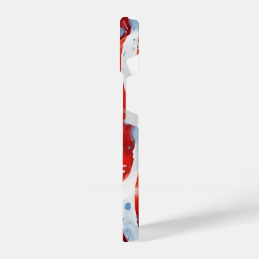 Amerikaanse vlag USA Waterverf 4 juli iPhone Hoesje (Linkerkant)