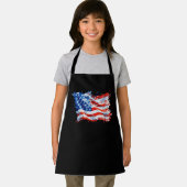 Amerikaanse vlag USA Waterverf 4 juli Schort (Insitu)